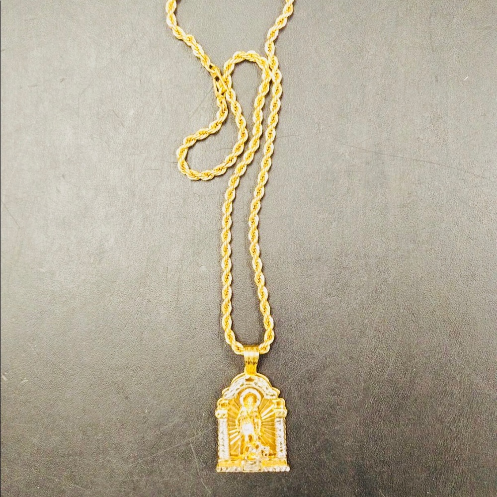 Solid Gold Necklace - image 3